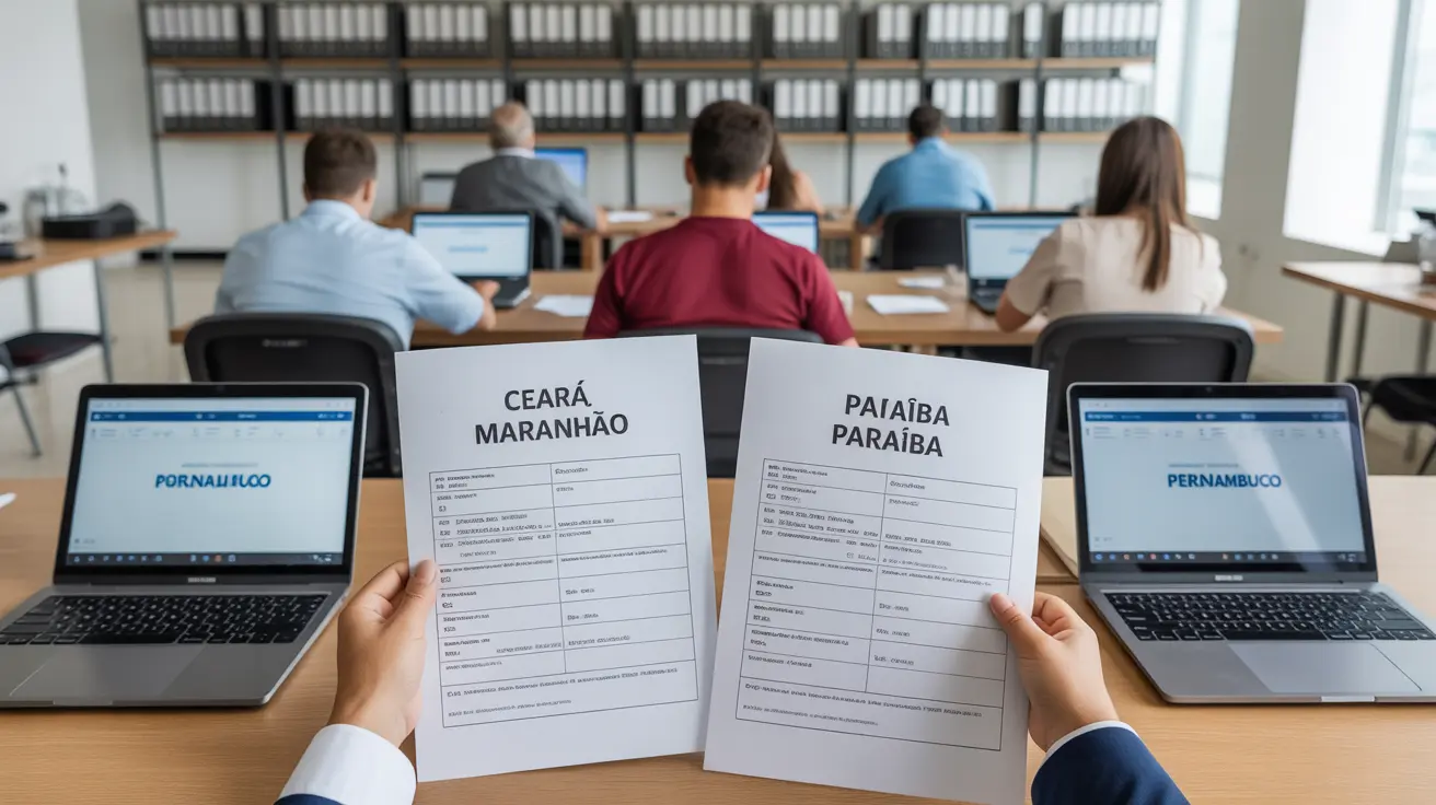 Editais Previstos por Estado: Ceará, Maranhão, Paraíba e Pernambuco
